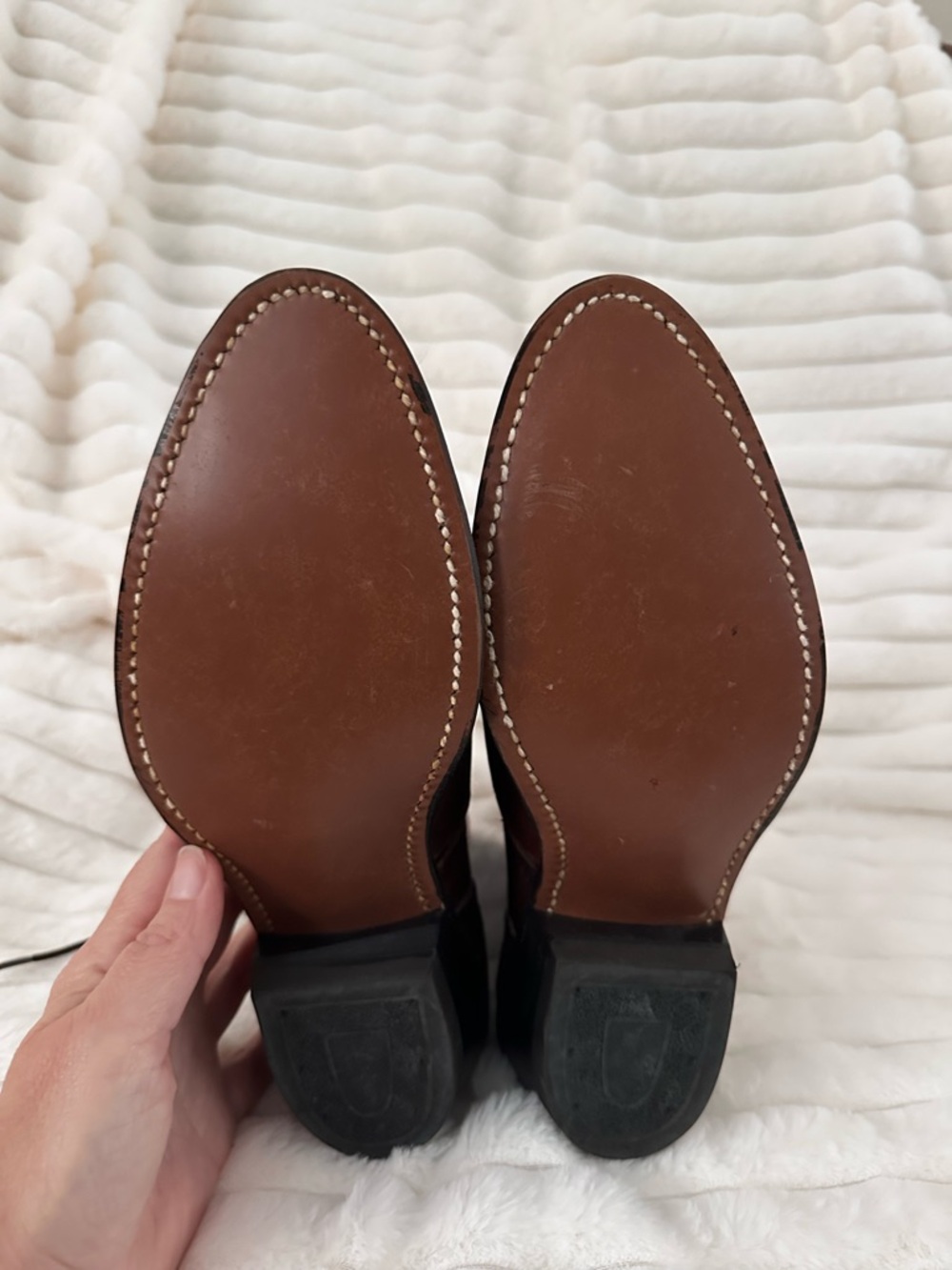 Brown Lace-Up Women's Boots - Picture 6 of 6